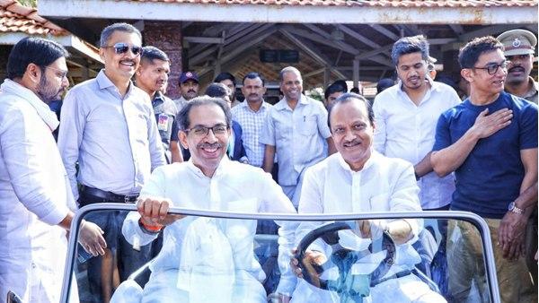 അജിത് പവാറിന്റെ ചിത്രം