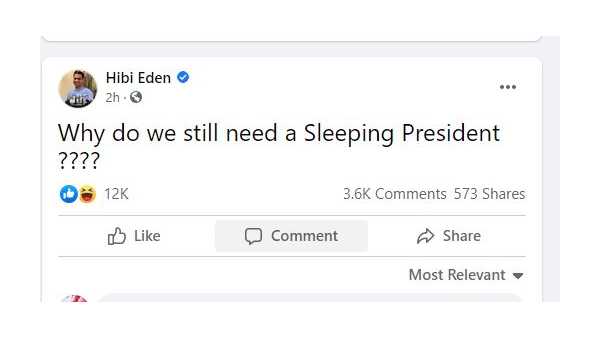 ഫേസ്ബുക്ക് പോസ്റ്റ്