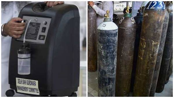 സിലിണ്ടറുകളും കോൺസെന്ട്രേറ്ററുകളും