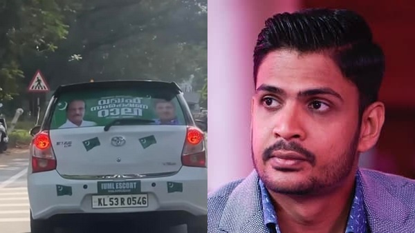 ഈ വാഹനം നിയമവിരുദ്ധമായി സ്റ്റിക്കർ വർക്ക്‌ ചെയ്തിട്ടുണ്ട്‌. , നടപടി എടുക്കാത്തത്‌ 