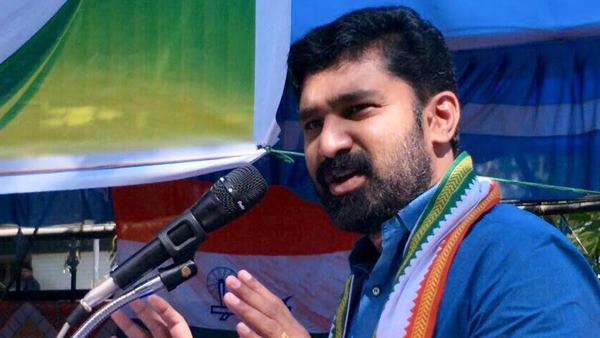 ബല്‍റാമിന്റെ കാര്‍ തട്ടി യുവതിക്ക് പരിക്ക്