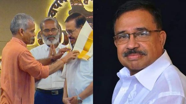 ചുവര്‍ ശില്‍പം അനാവരണം ചെയ്ത ഖാദറിനെ ആര്‍ എസ് എസ് 