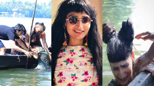 ഒരു തോണി യാത്രക്കിടയിൽ കായലിലേക്ക് വീഴുന്ന ഒരു തോണി യാത്രക്കിടയിൽ കായലിലേക്ക് വീഴുന്ന