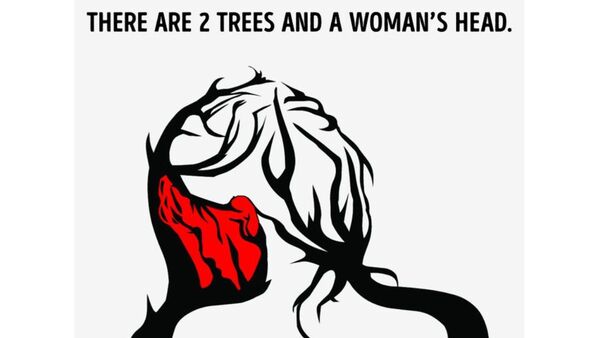 OPTICAL ILLUSION SAD WOMEN