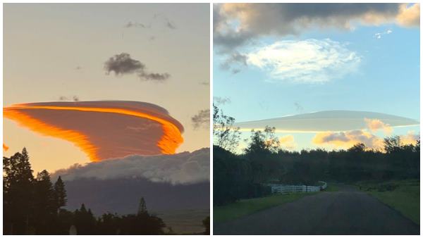 ലെന്റികുലാര്‍ മേഘങ്ങളാണോ?