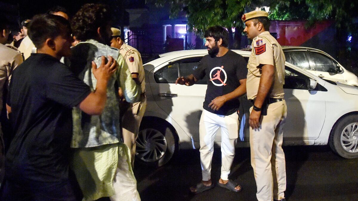 delhi wrestlers protest delhi wrestlers protest