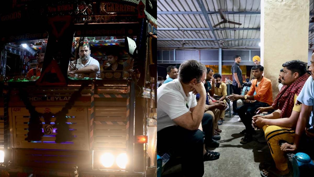rahul-gandhi-truck-journey rahul-gandhi-truck-journey