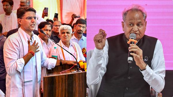 ashok gehlot sachin pilot rajasthan election 2023