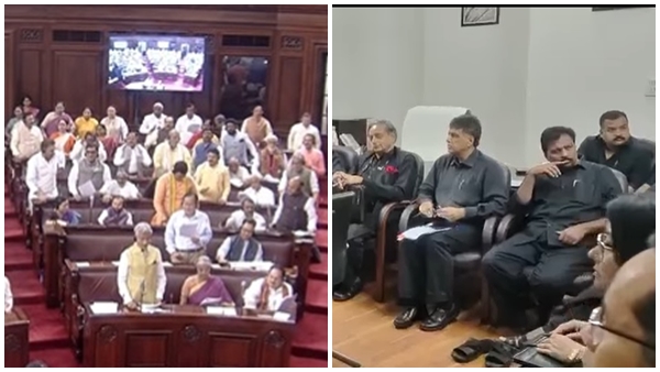 Protest in Parliament over Manipur