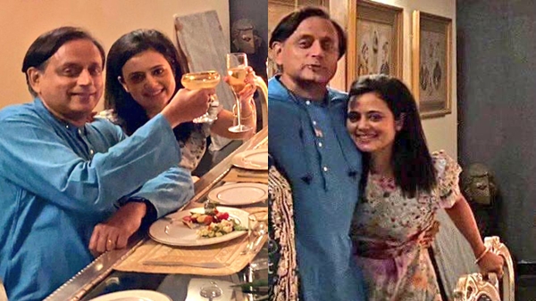 Shashi Tharoor Mahua Moitra photos Shashi Tharoor Mahua Moitra photos