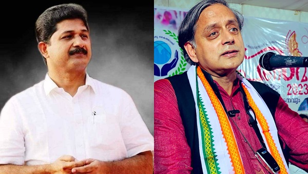 M Swaraj, Shashi Tharoor M Swaraj, Shashi Tharoor