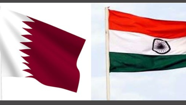 qatar-india-flag