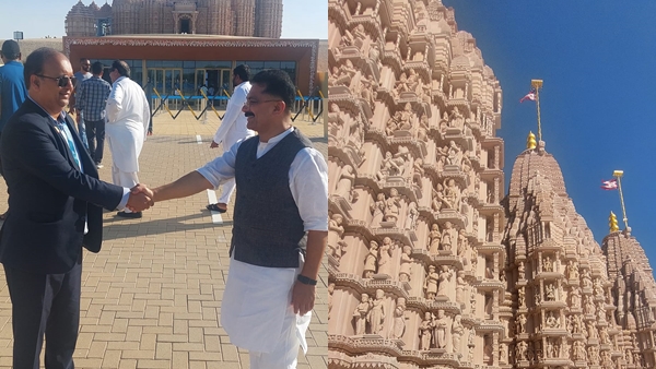 BAPS hindu temple in Abudabhi 