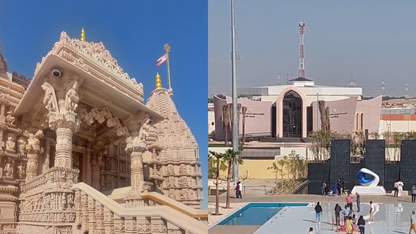 BAPS hindu temple in Abudabhi 