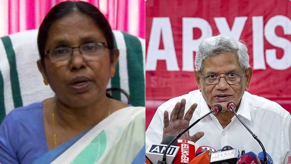 kk-shailaja-on-sitaram-yechury-demise kk-shailaja-on-sitaram-yechury-demise