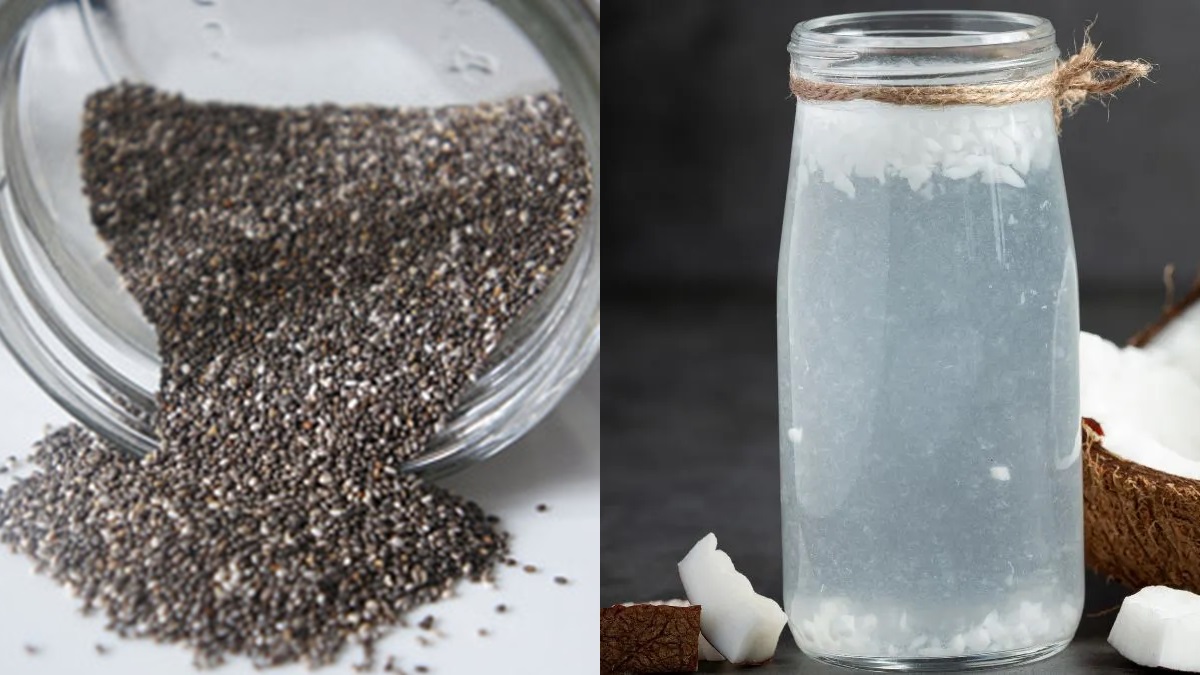weight loss tips; Do you know soaking chia seeds in coconut water will