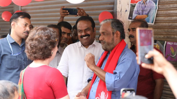 priyankagandhiandsathyanmokeriwayanad