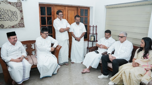 tmc leaders meet panakkad tmc leaders meet panakkad