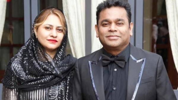 ar rahman with wife saira banu