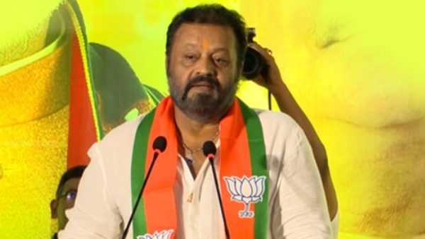 suresh gopi speech at bjp president swearing programe