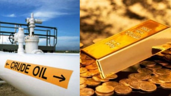 gold price going high crude rate down-1