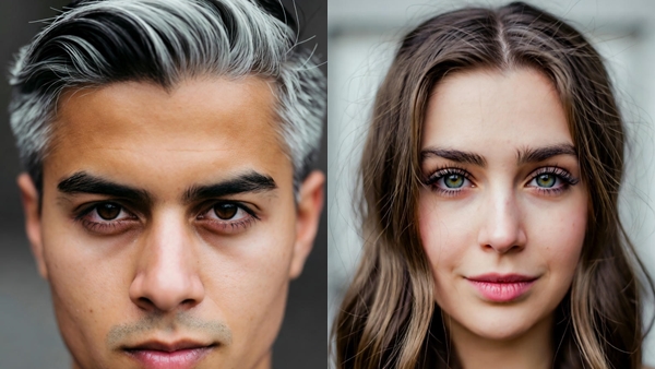 grey hair