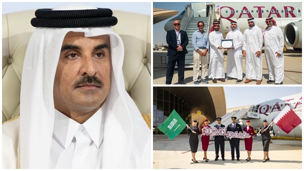 qatar airways to saudi redsea-