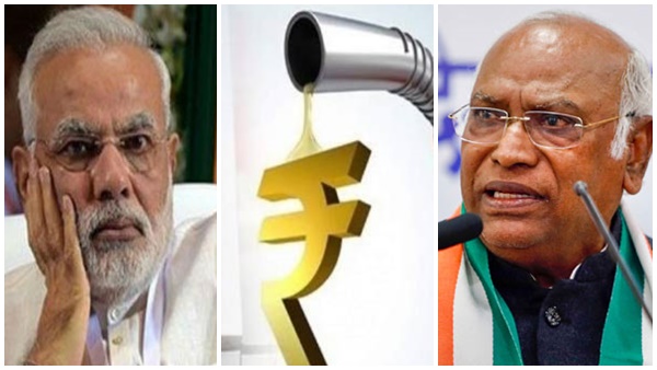 petrol price kharge modi petrol price kharge modi