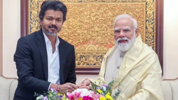 vijay meets modi at delhi vijay meets modi at delhi