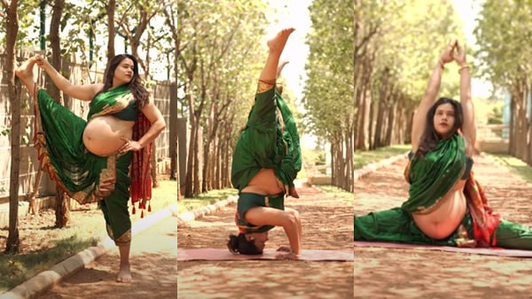 bengaluru pregnant woman yoga video viral
