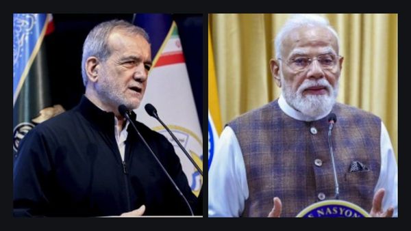PM Modi and President Pezeshkian discussing regional security