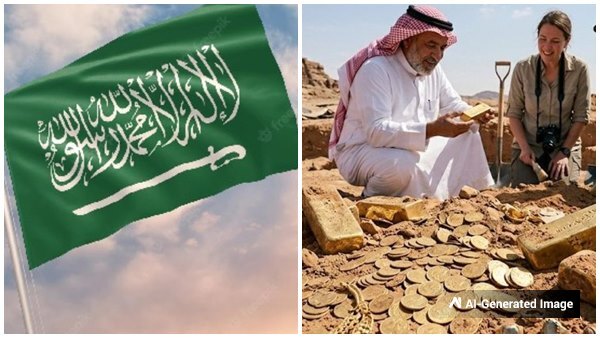 saudi arabia found gold tressurer