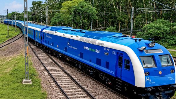 hydrogen train launched in india
