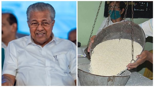 pinarayi vijayan about kerala ration share