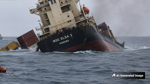 Cargo Ship Sinks Cargo Ship Sinks