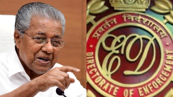 pinarayi vijayan on ed move