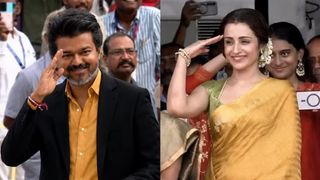 തൃഷയെ കൊണ്ടുവന്നിരുത്തി, വിജയിയുടെ മാനം കാറ്റിൽ പറന്നു;രൂക്ഷവിമർശനവുമായി ഡിഎംകെ മുഖപത്രം