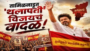 थलापती विजयने सगळा गेमचं पलटवला ! विजय तब्बल एवढ्या जागांवर आघाडीवर