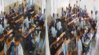VIDEO: मुले जेवण करत असताना अचानक वर्गाची भिंत कोसळली, हृदयद्रावक घटना CCTV कॅमे-यात कैद