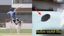 IND vs BAN : विराट कोहलीने केले स्टेडियमचे नुकसान केले, धारदार शॉटने भिंतीचा भाग तोडला! फोटो व्हायरल