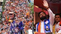 शक्तीप्रदर्शन करत मुख्यमंत्री एकनाथ शिंदेंनी ठाण्यात दाखल केला उमेदवारी अर्ज  