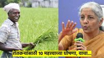 अर्थसंकल्पातून शेतकऱ्यांना काय? किसान क्रेडिट कार्डची मर्यादा वाढविण्यासोबत १० महत्त्वाच्या घोषणा
