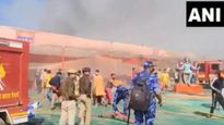 महाकुंभमेळा परिसरातील पंडालमध्ये पुन्हा आग, अग्निशमन दलाच्या दाखल, आग नियंत्रणात