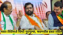 एकनाथ शिंदेंचा चिमटा अन् अजितदादांच्या गुदगुल्या; महायुतीच्या पत्रकार परिषद गाजली...