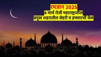 Ramadan 2025 : 4 मार्चला दुसरा उपवास तुमच्या शहरात सेहरी-इफ्तारची वेळ काय, जाणून घ्या सविस्तर