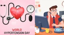 World Hypertension Day 2025 ऑफिसात बसून काम करताय; High BPची शक्यता, नियंत्रित करण्यासाठी या 5 टीप्स