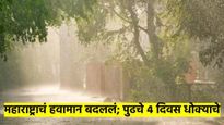 महाराष्ट्राचं हवामान अचानक बदललं; 'या' भागात पावसाची शक्यता; पुढचे 4 दिवस धोक्याचे? वाचा