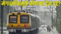 Mumbai Local उद्या मेगाब्लाॅक! 'या' मार्गावरील गाड्या रद्द, कोणत्या लोकलच्या वेळा बदलल्या जाणून घ्या