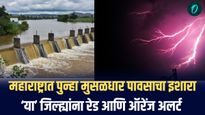 महाराष्ट्रात पुन्हा मुसळधार पावसाचा इशारा, IMD कडून ‘या’ भागात रेड आणि ऑरेंज अलर्ट जाहीर