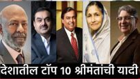 फोर्ब्सची यादी जाहीर! 'हे' आहेत देशातील टॉप 10 सर्वात श्रीमंत व्यक्ती; संपत्ती वाचून थक्क व्हाल!